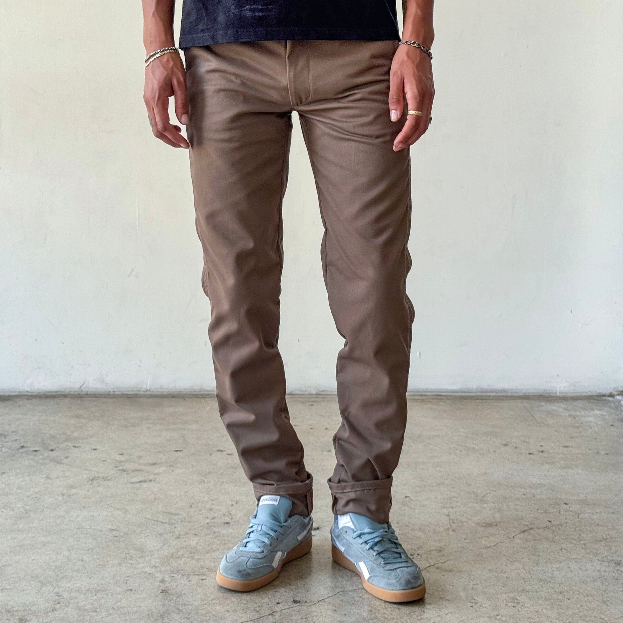 Rivet Chino Coffee 9oz Cramerton Cotton