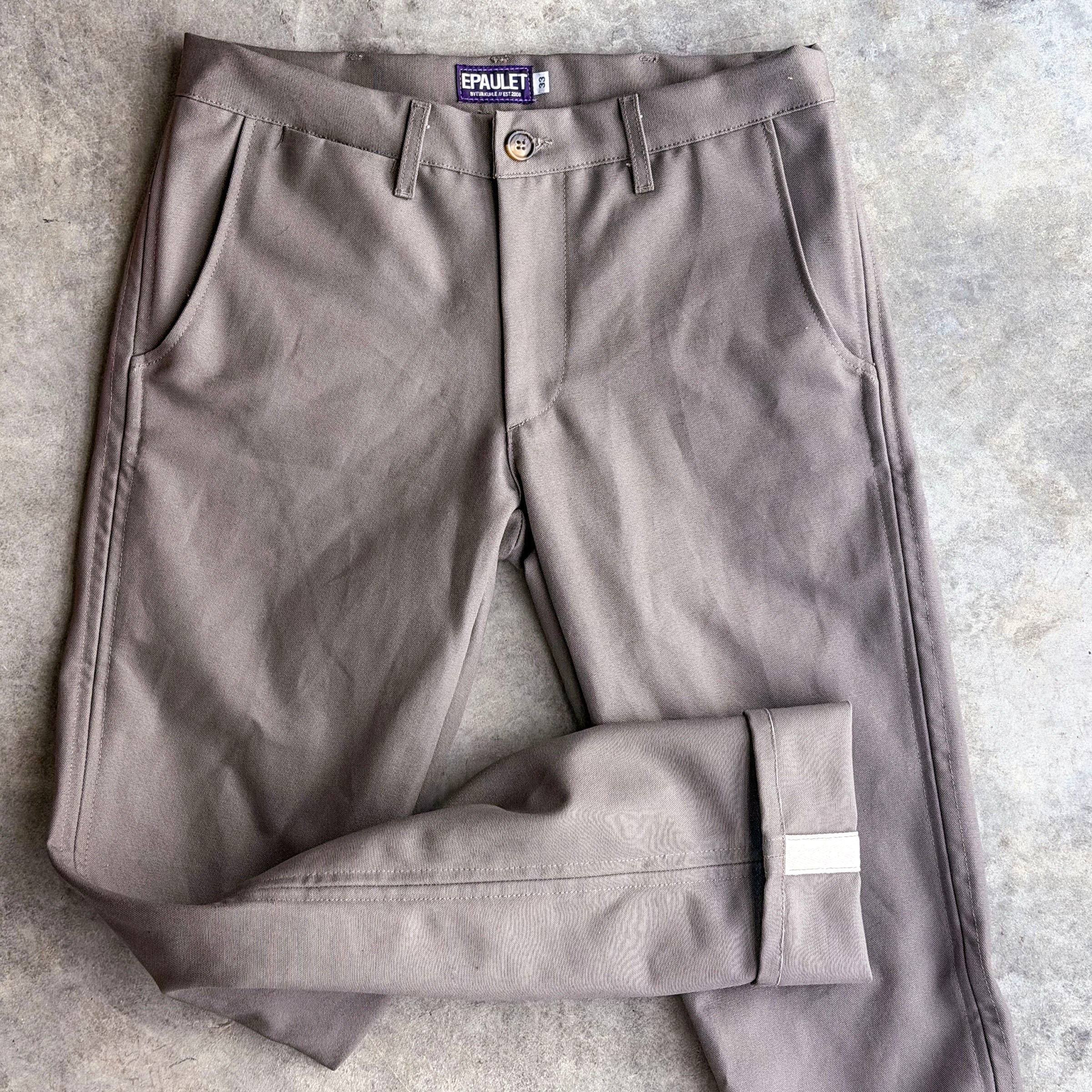 Rivet Chino Pewter 11oz Duck Canvas