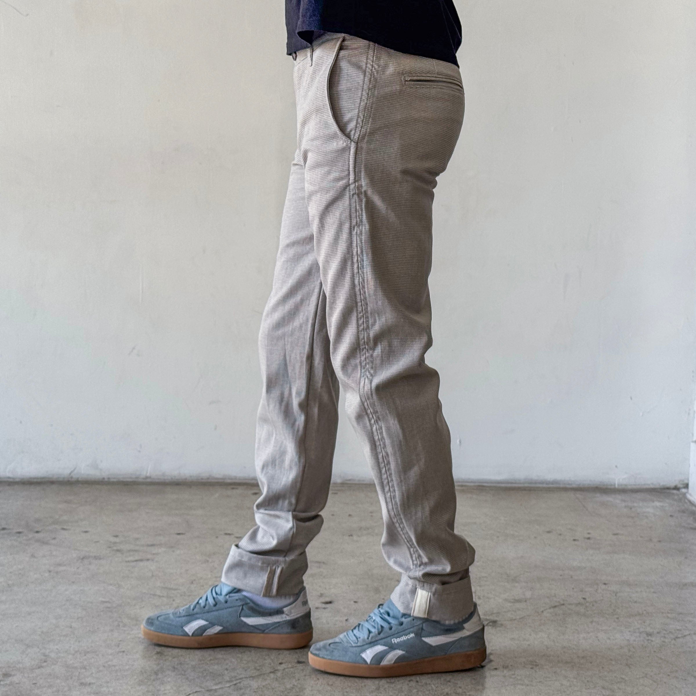 Rivet Chino Wheat Microhoundstooth Tech Wool