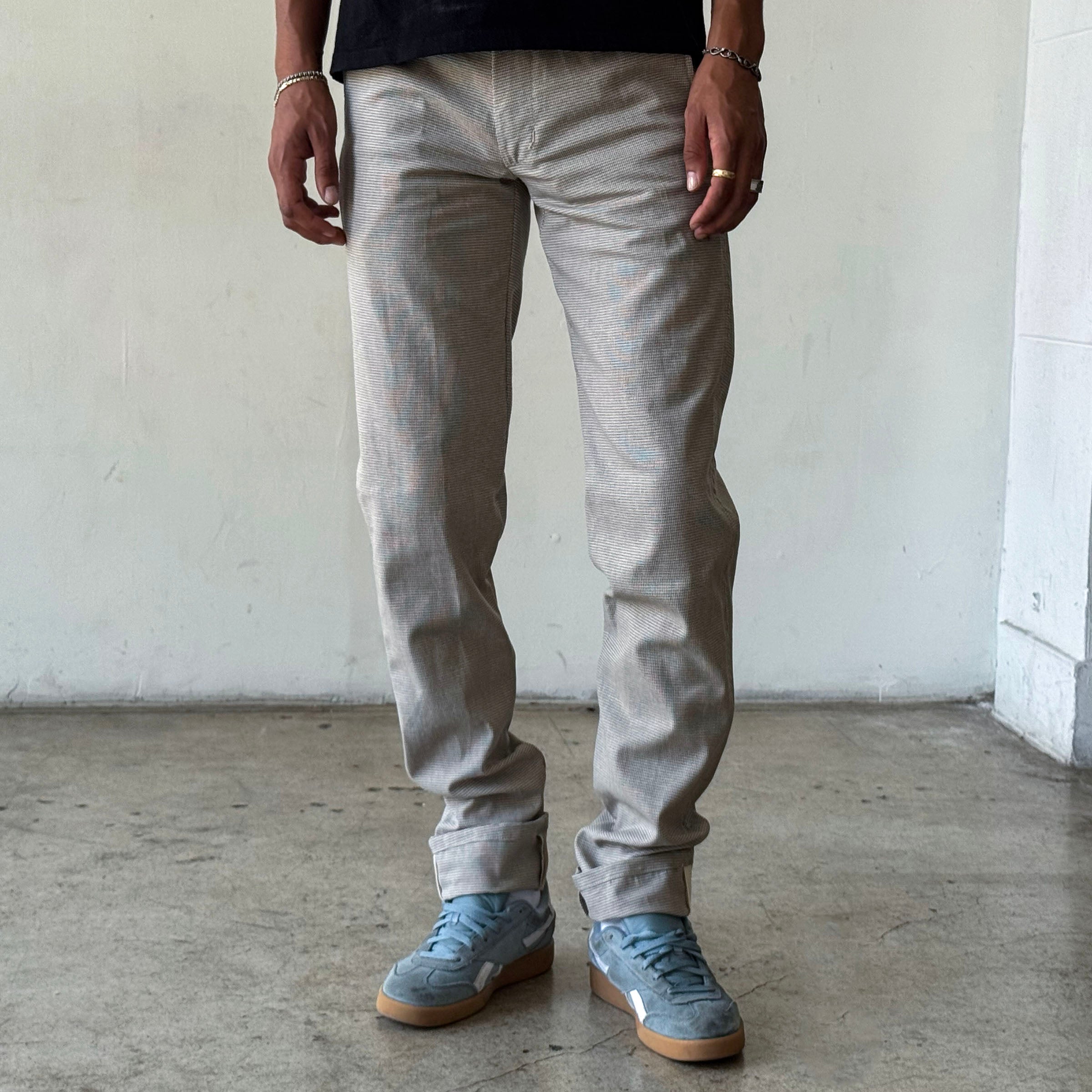 Rivet Chino Wheat Microhoundstooth Tech Wool