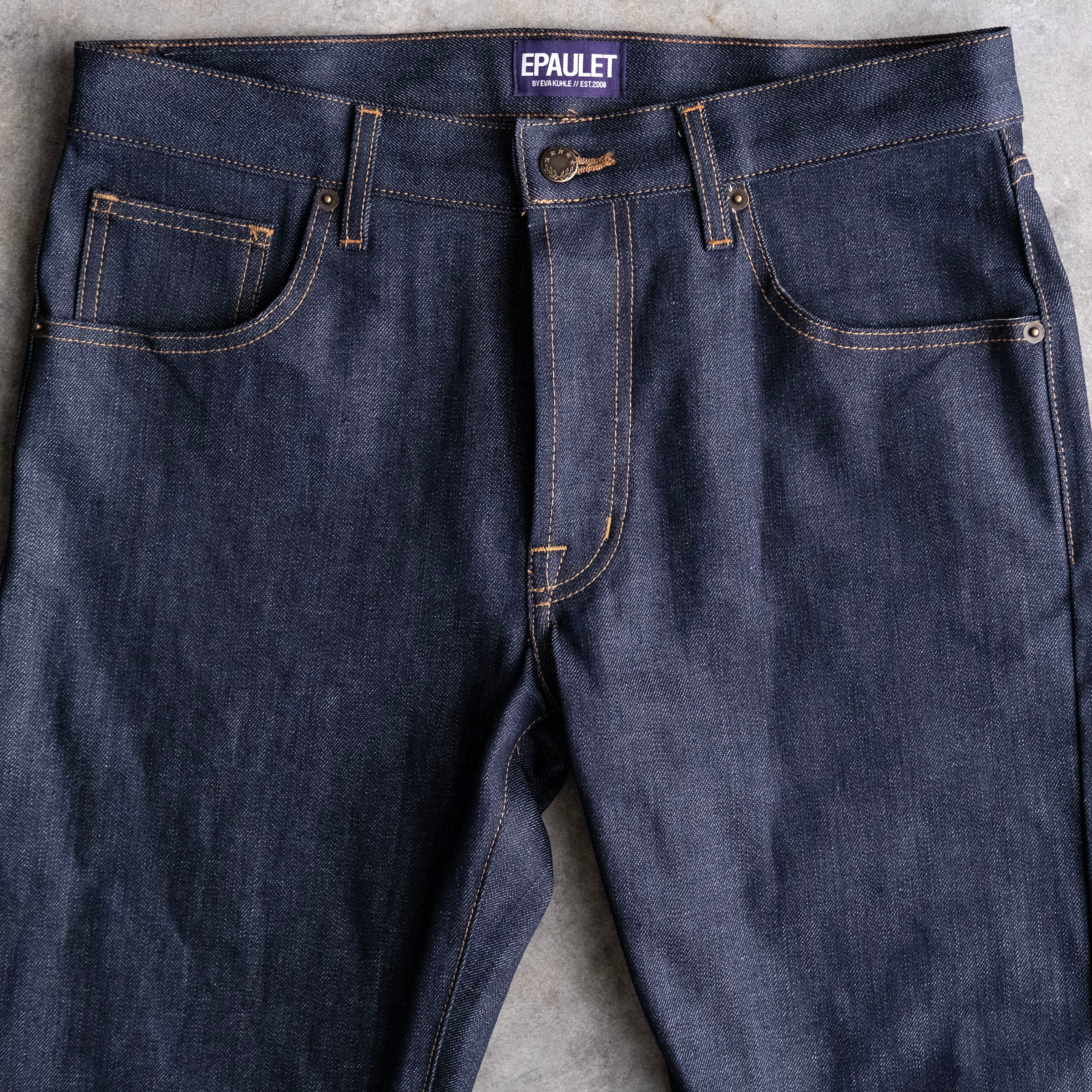 Rivet Jean Cone Mills '04 Deadstock Indigo 14oz Denim