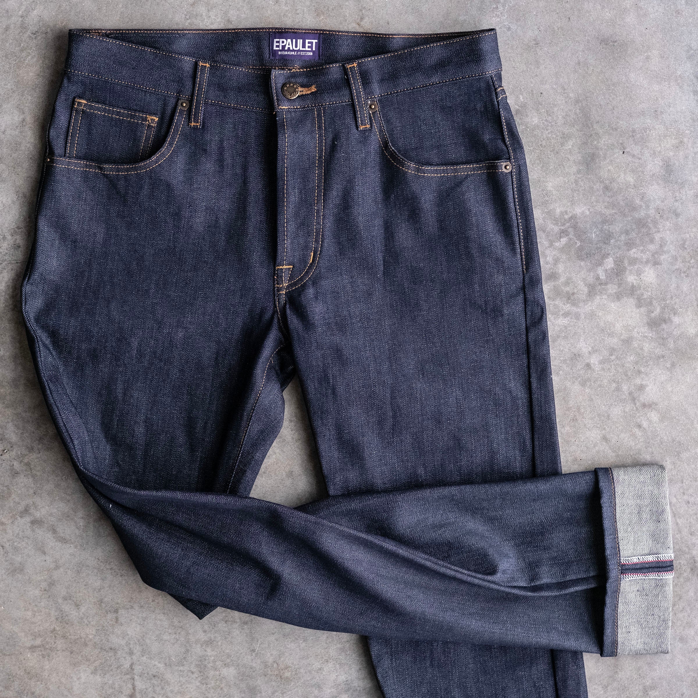 Rivet Jean Cone Mills '04 Deadstock Indigo 14oz Denim