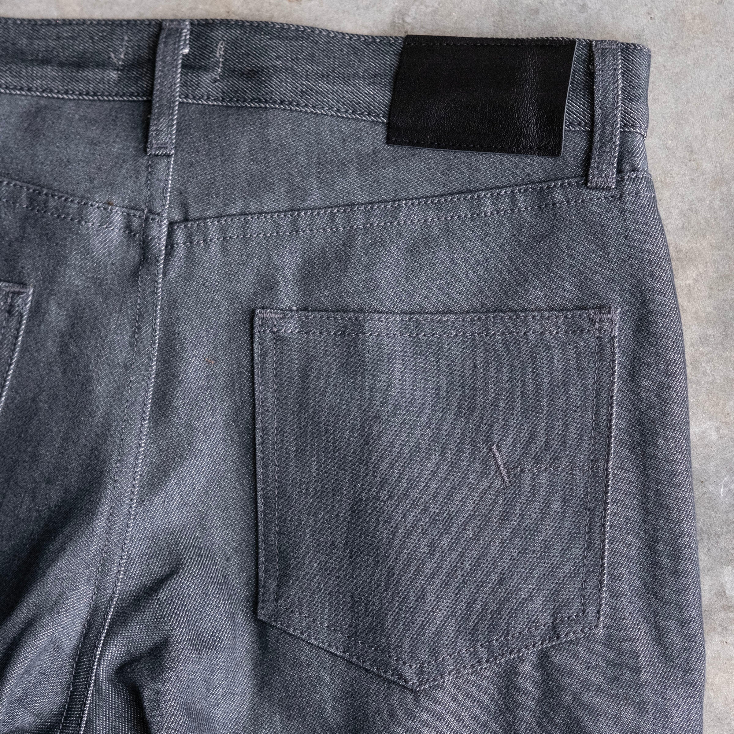 Rivet Jean Grey Steel Kaihara 12oz Denim