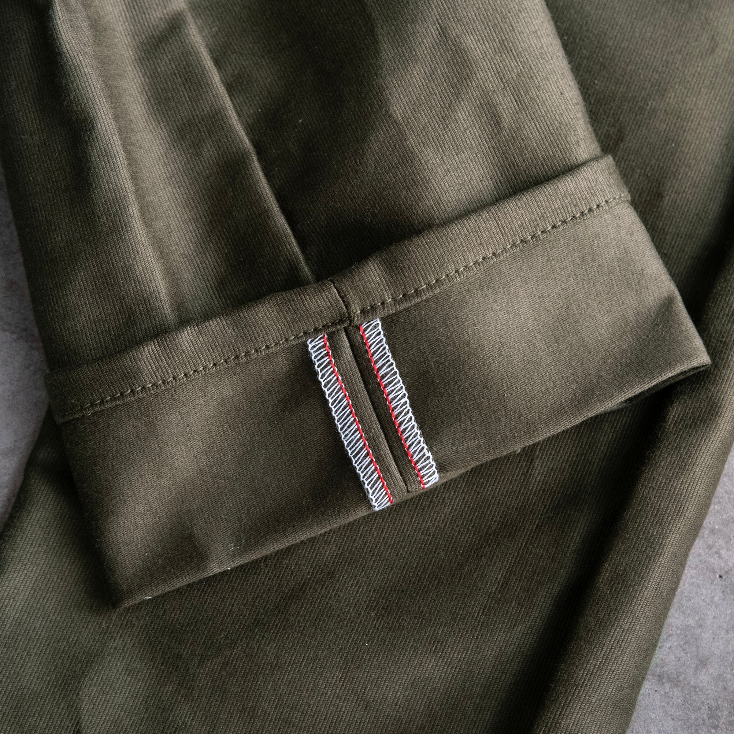 Rivet Jean Jungle Cloth 11oz Olive Twill