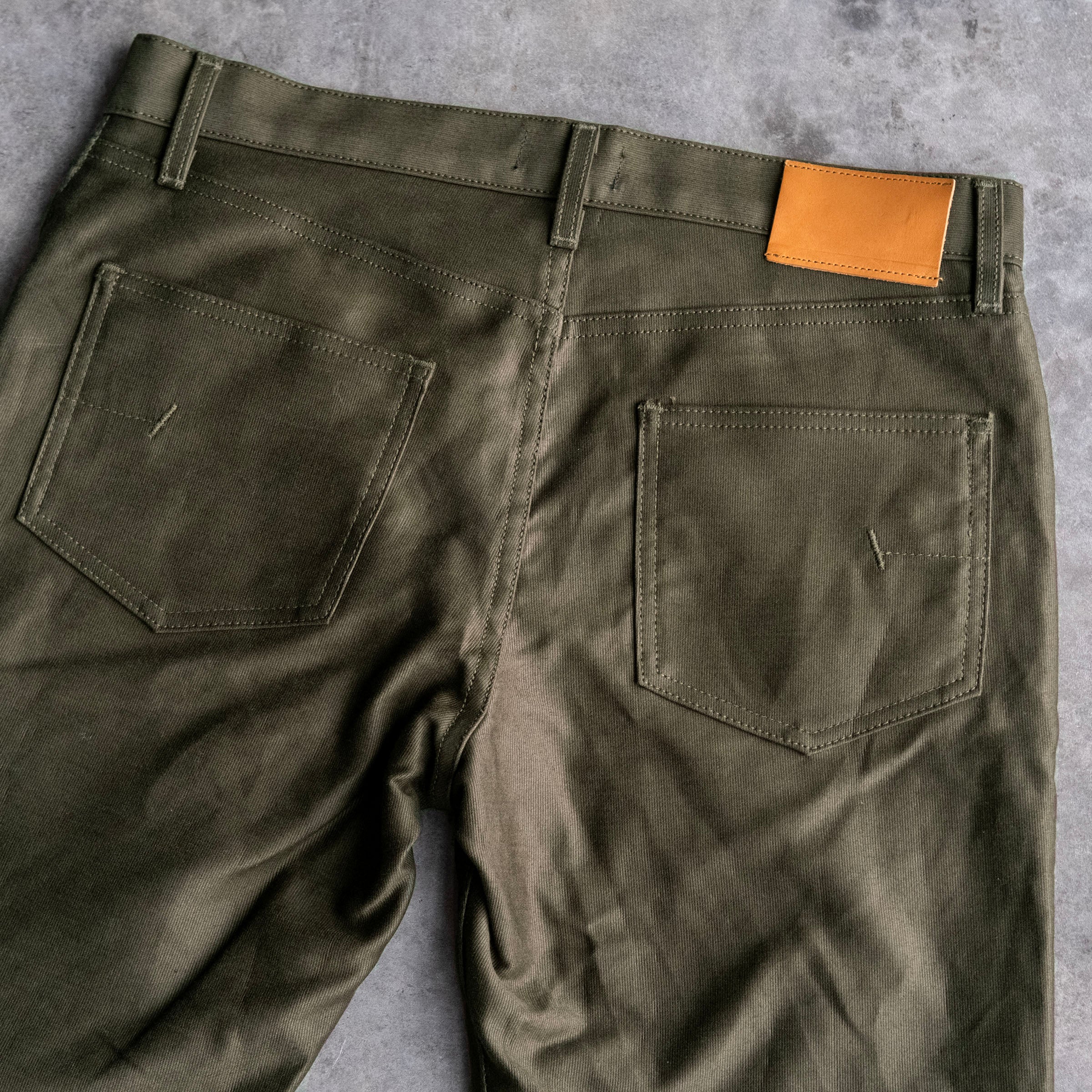 Rivet Jean Jungle Cloth 11oz Olive Twill