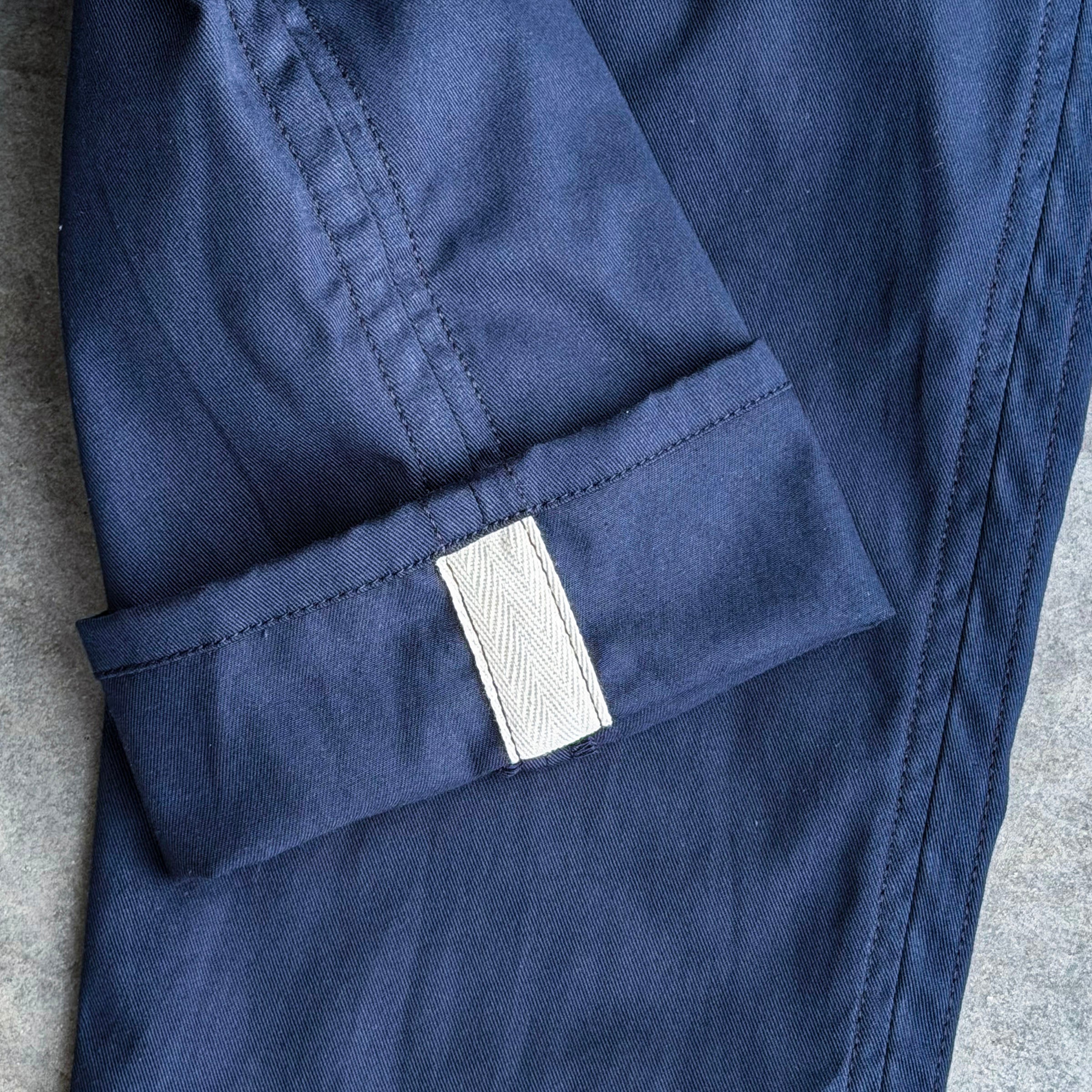 Rivet Chino Navy 8oz Dragoni Cotton Twill