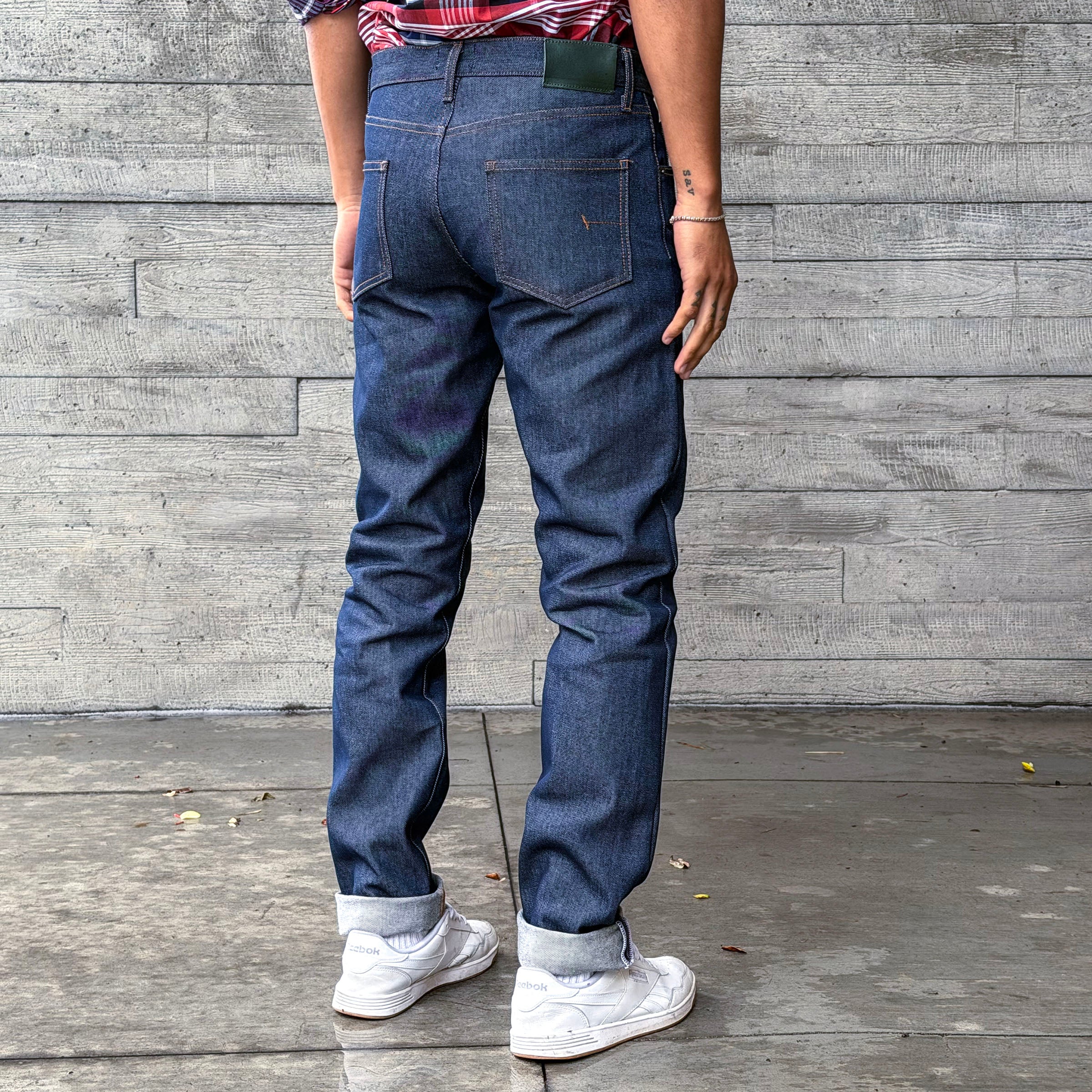 Rivet Jean Cone Mills 14oz Vintage Blue Denim