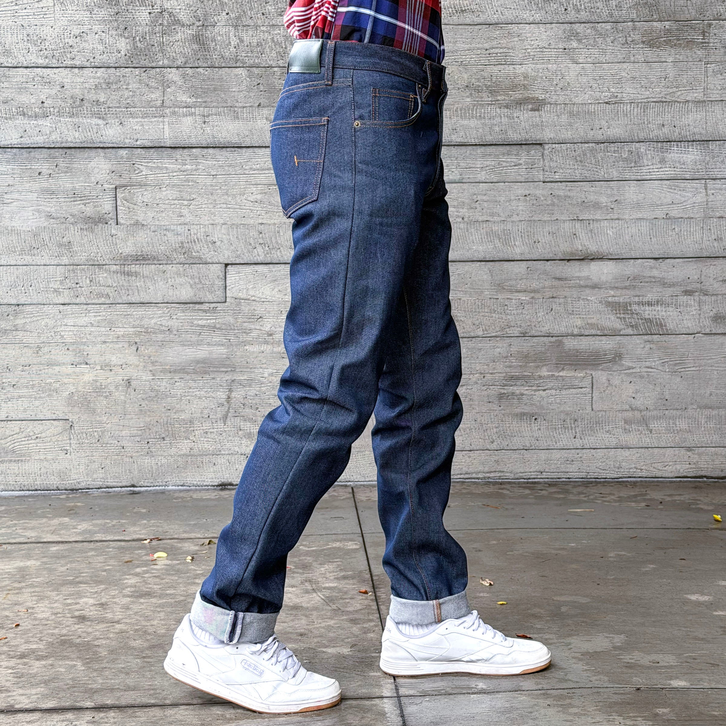 Rivet Jean Cone Mills 14oz Vintage Blue Denim