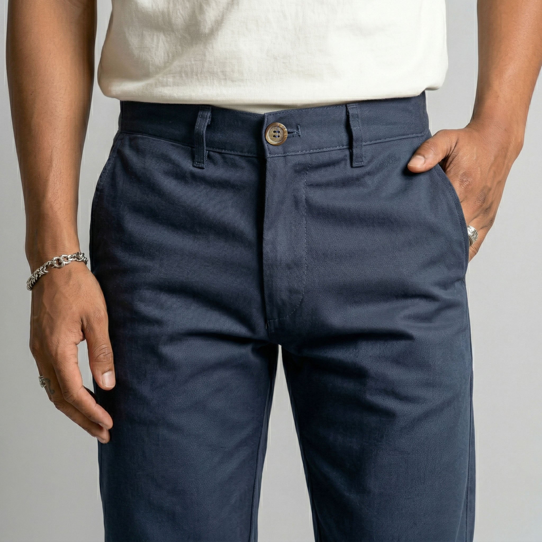 Rivet Chino Deep Navy 10oz Backpacker Canvas