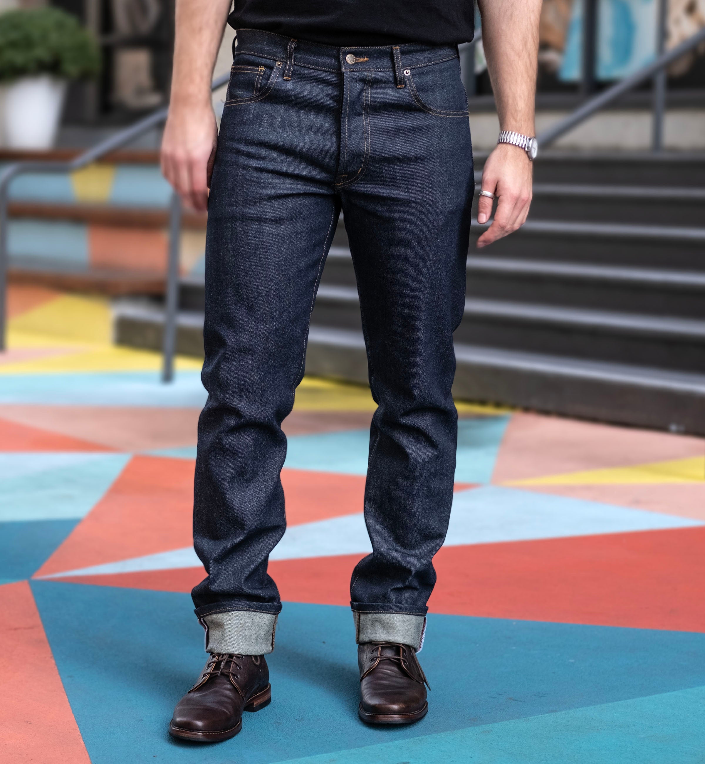 Rivet Jean Cone Mills '04 Deadstock Indigo 14oz Denim