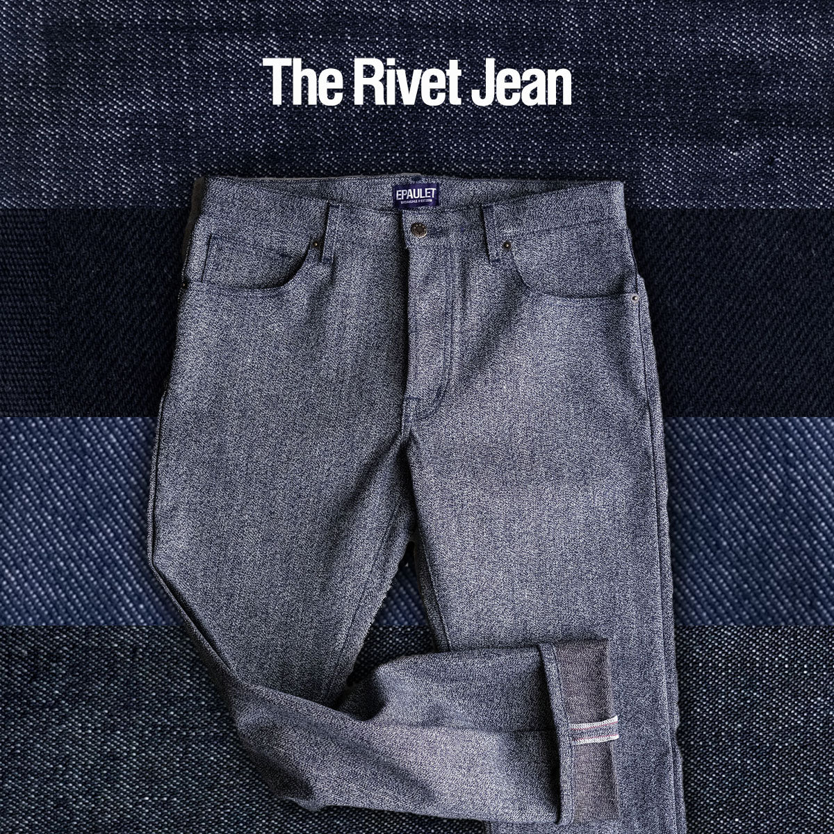Rivet Jean in Japanese Denim & Heavyweight Cotton Project