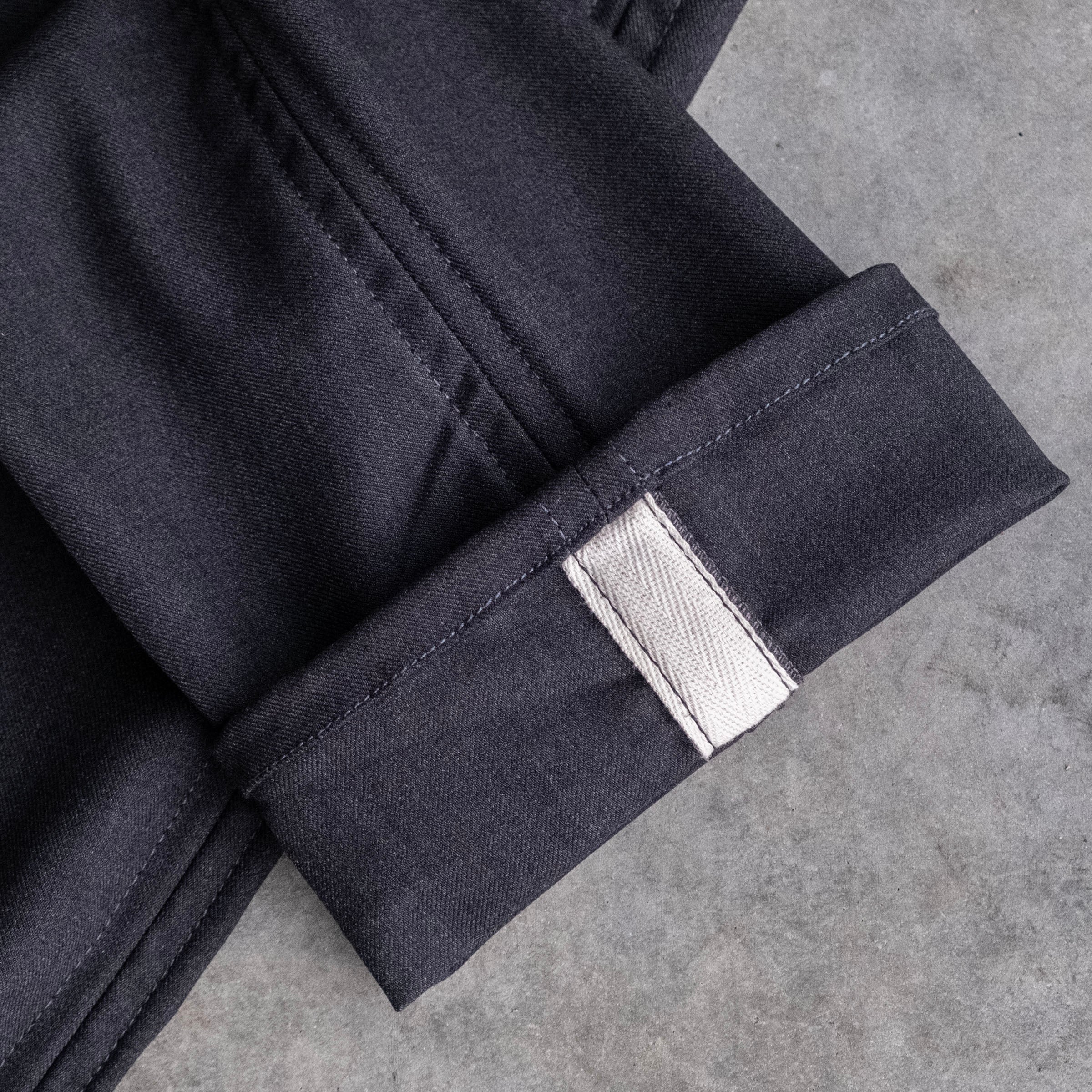 Rivet Chino Charcoal Washable Tech Wool Rivet Chino Charcoal Washable Tech Wool
