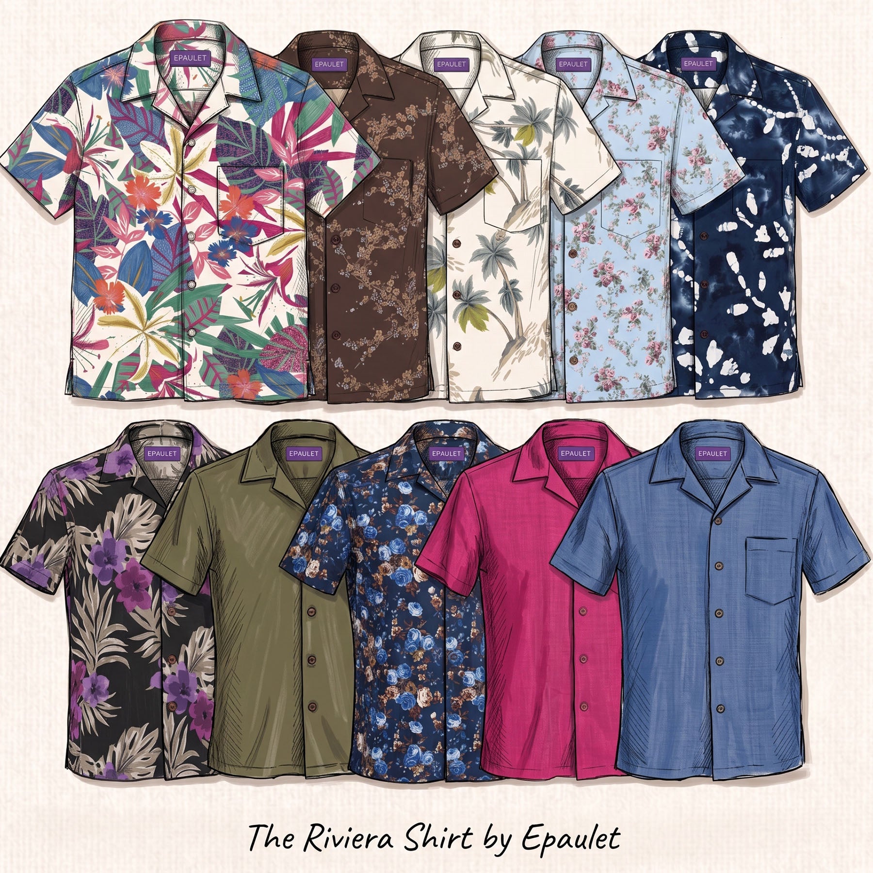 Riviera Camp Collar Short Sleeve Shirt Project