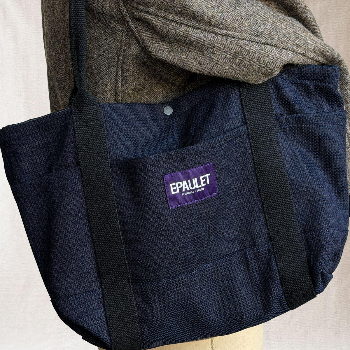 Harbor Tote Bag 14oz Indigo Sashiko