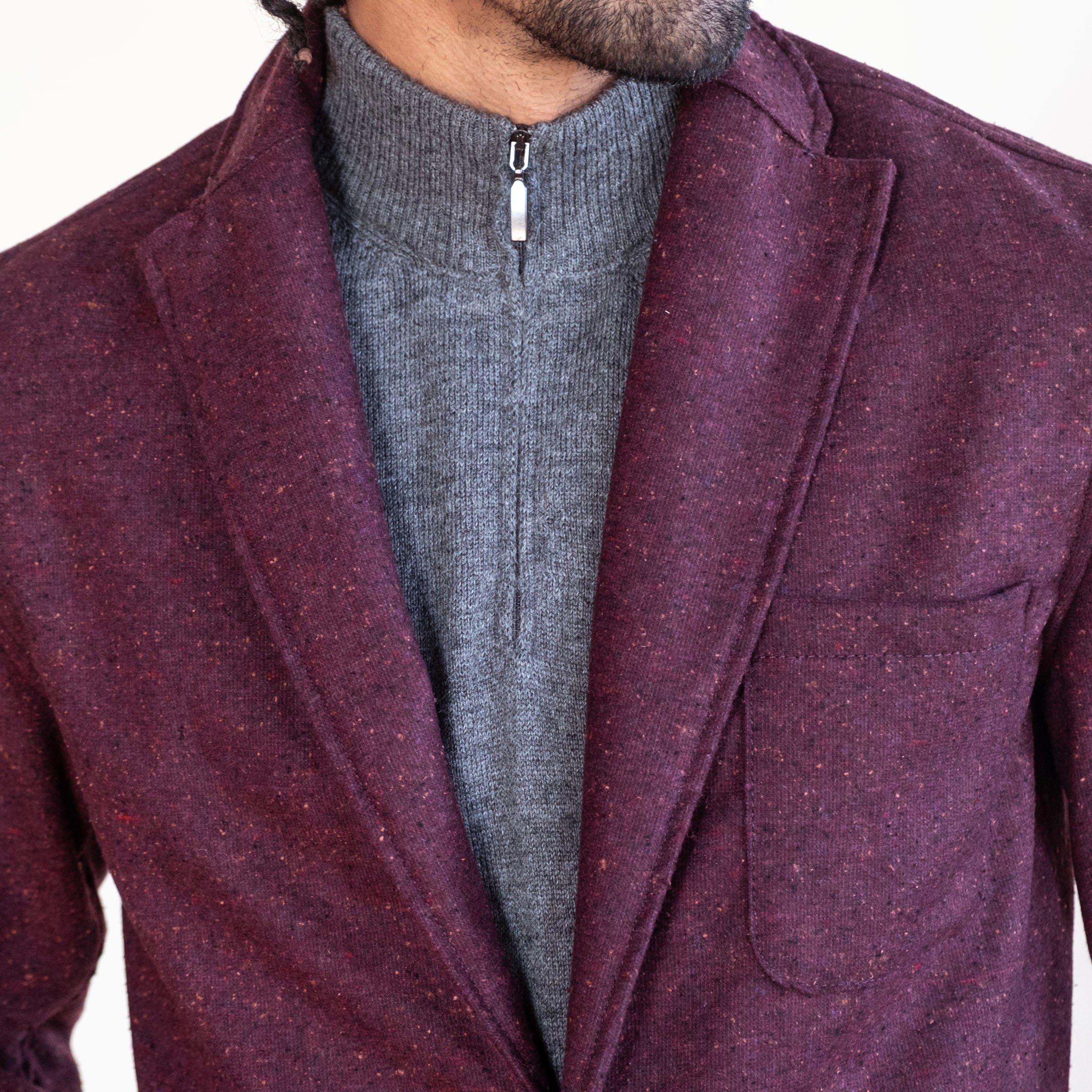 Sinclair Sportcoat Fireside Donegal Wool-Cashmere