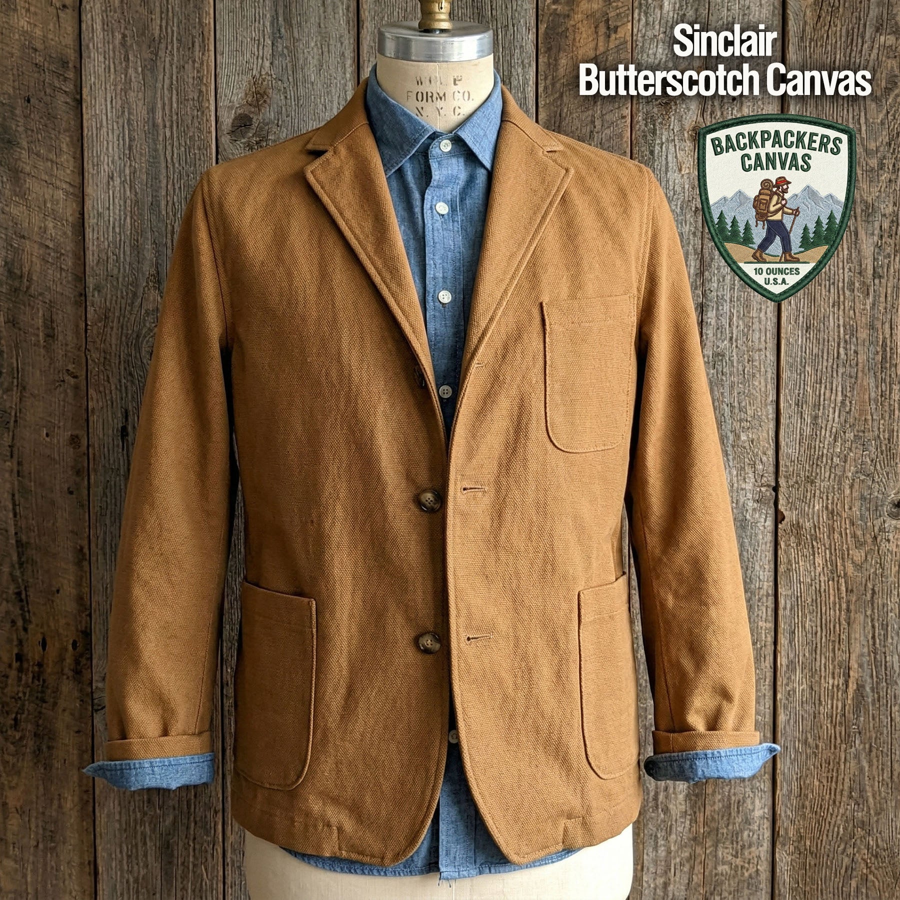Doyle, Sinclair & Corso Backpacker Canvas Jackets (March Ship)