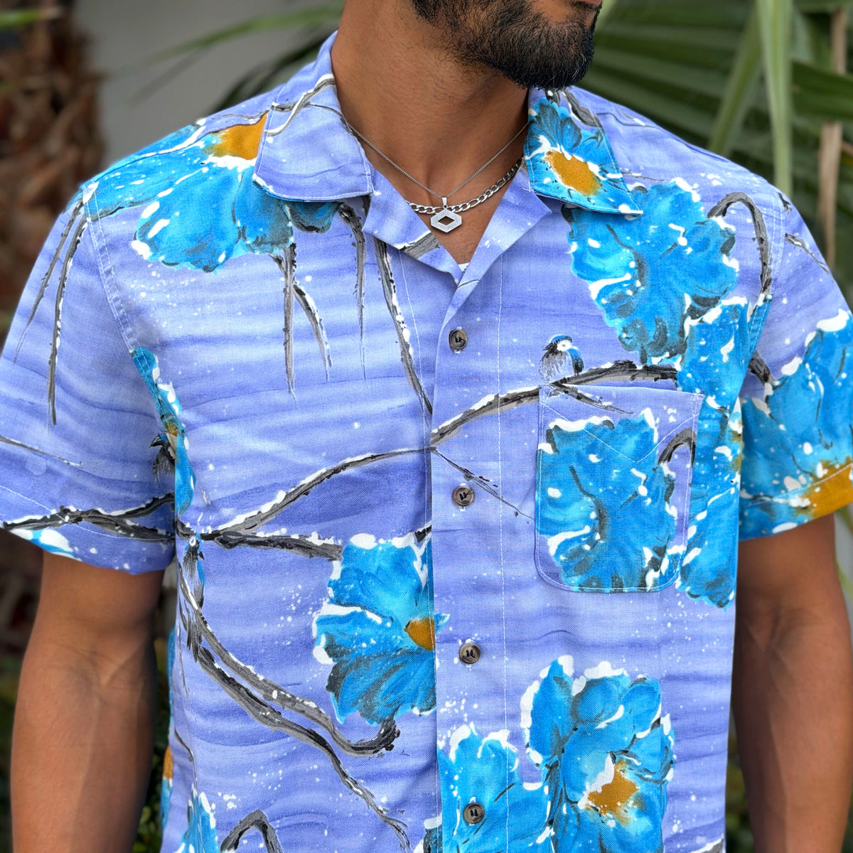 Riviera Lavender Snowbirds Short Sleeve Shirt