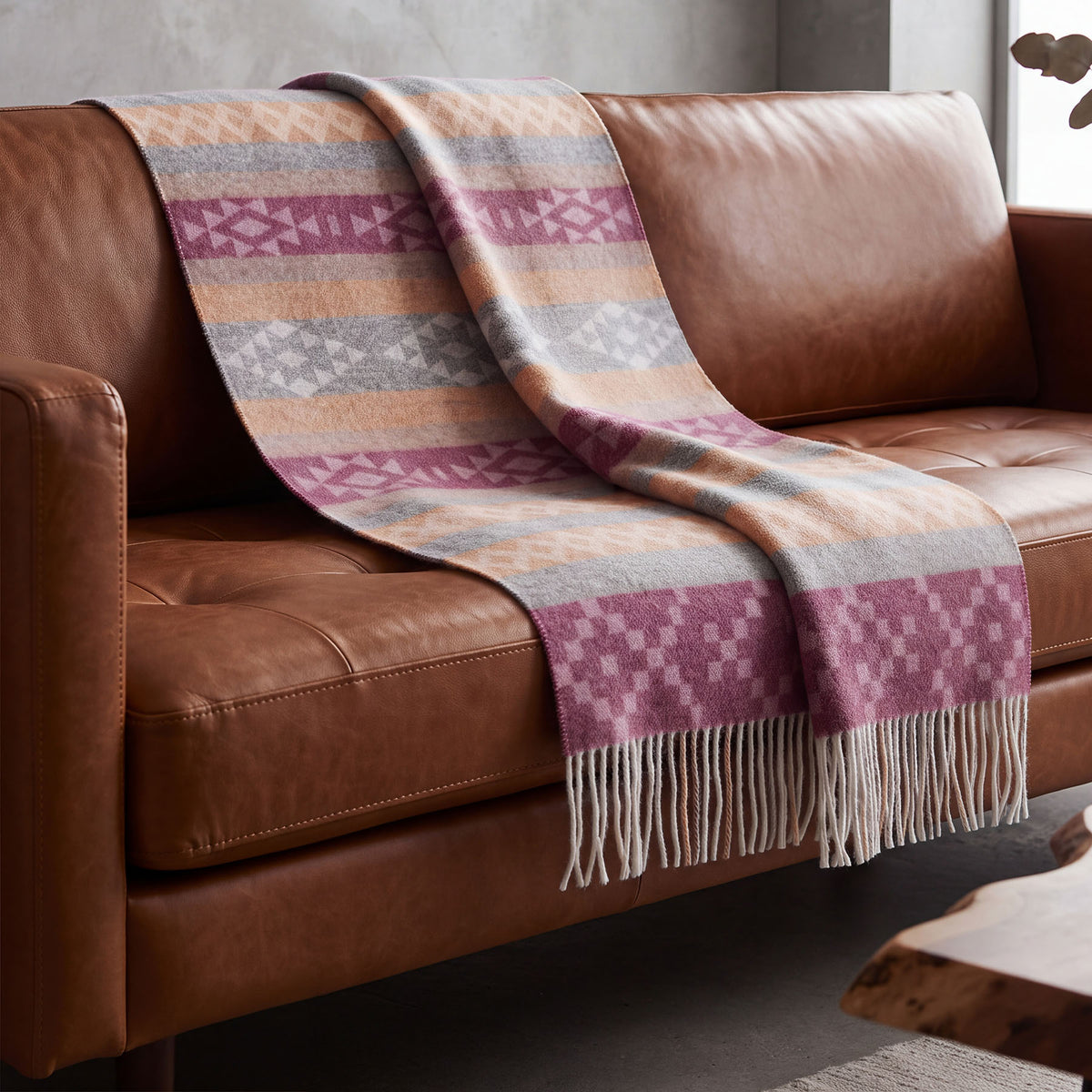 Peruvian Indigenous Alpaca-Wool Luxury Throw Blanket (4 Colors)