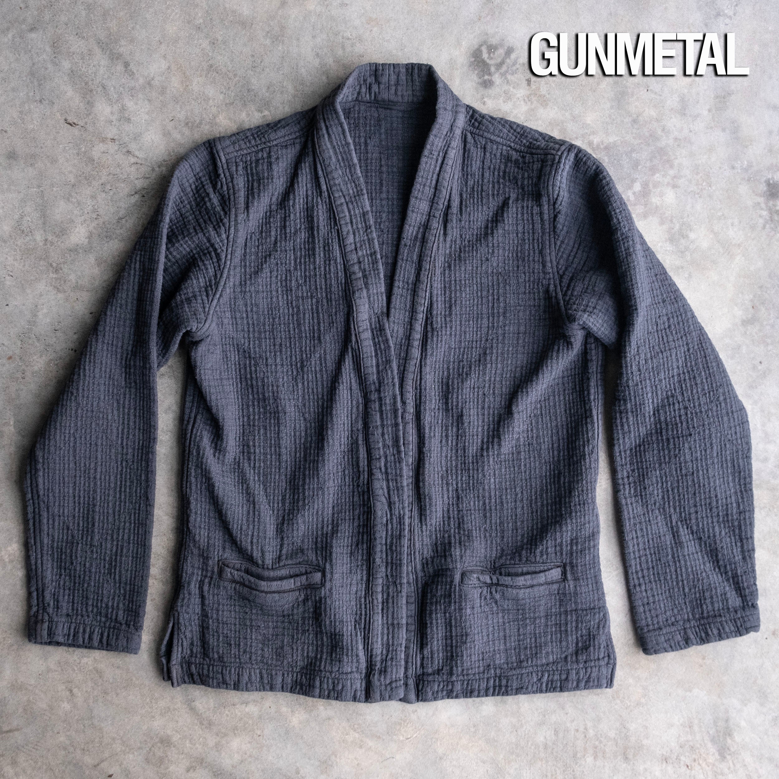 Kamigata Noragi Jackets in Stitchwork Japanese Cotton Sashiko (4 Colors)