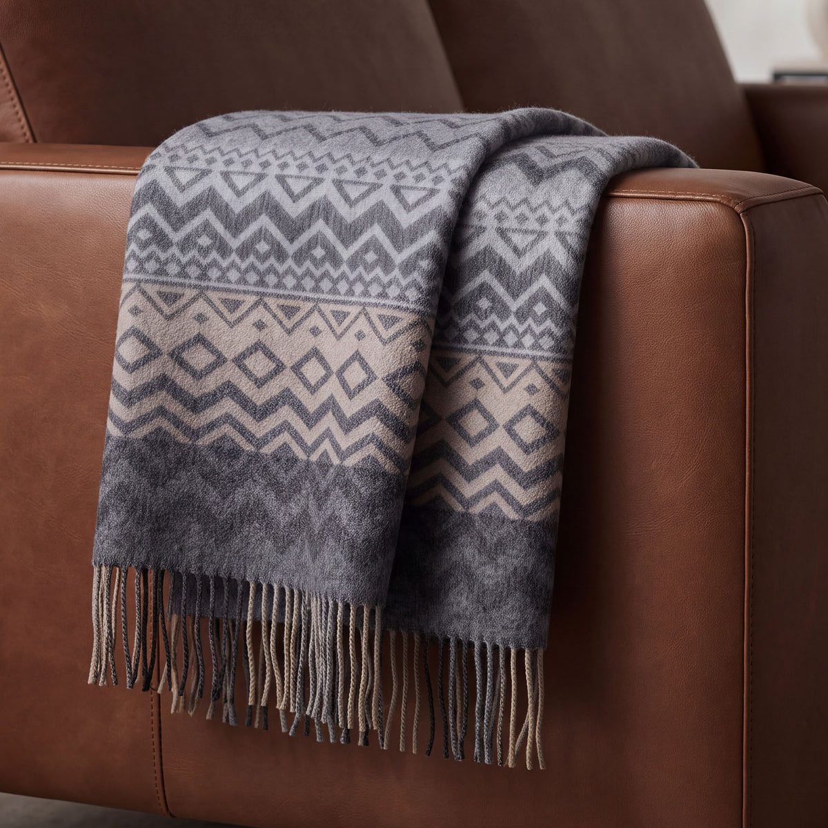 Peruvian Indigenous Alpaca-Wool Luxury Throw Blanket (4 Colors)