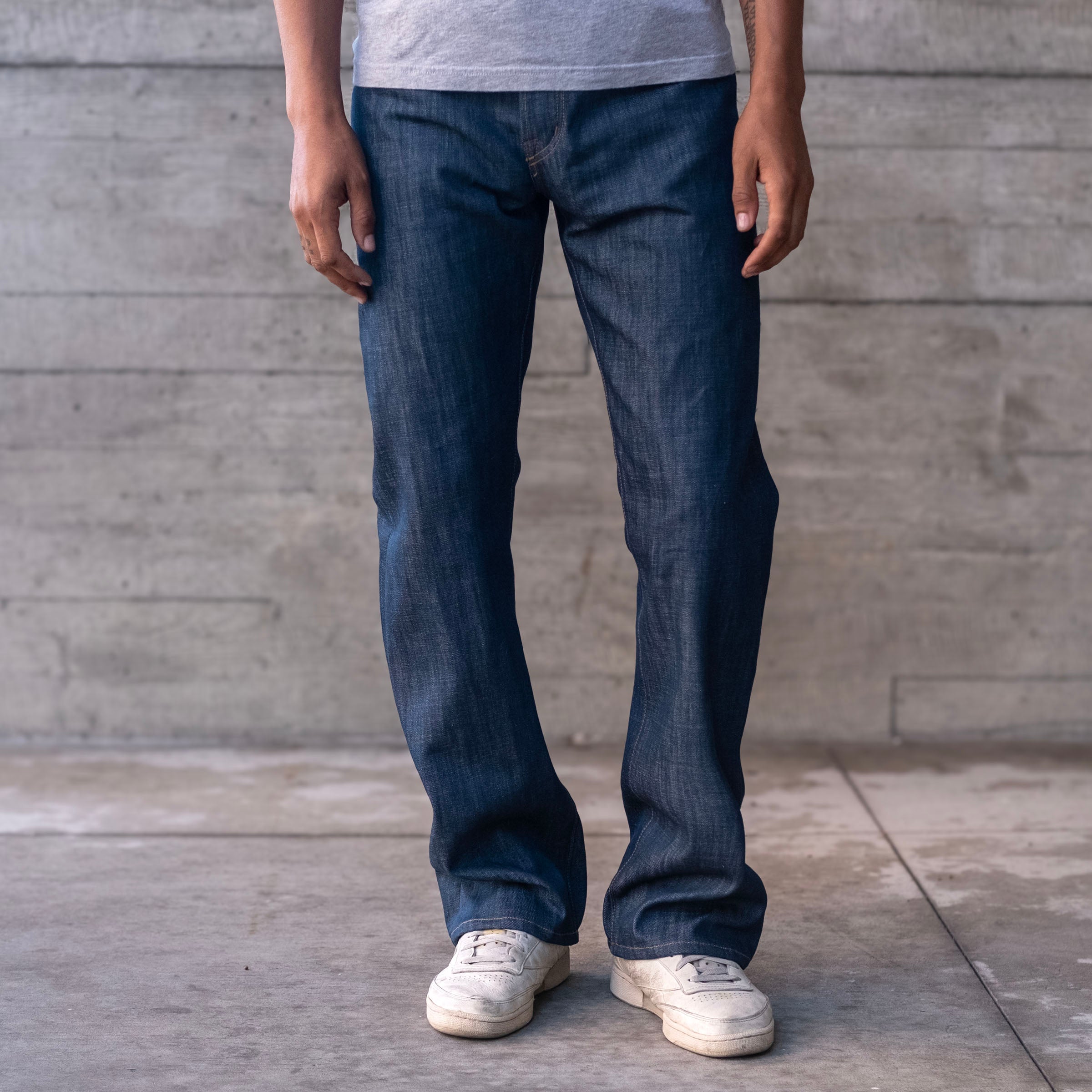 Sunset Western Jean Kuroki Streaky 12oz Denim