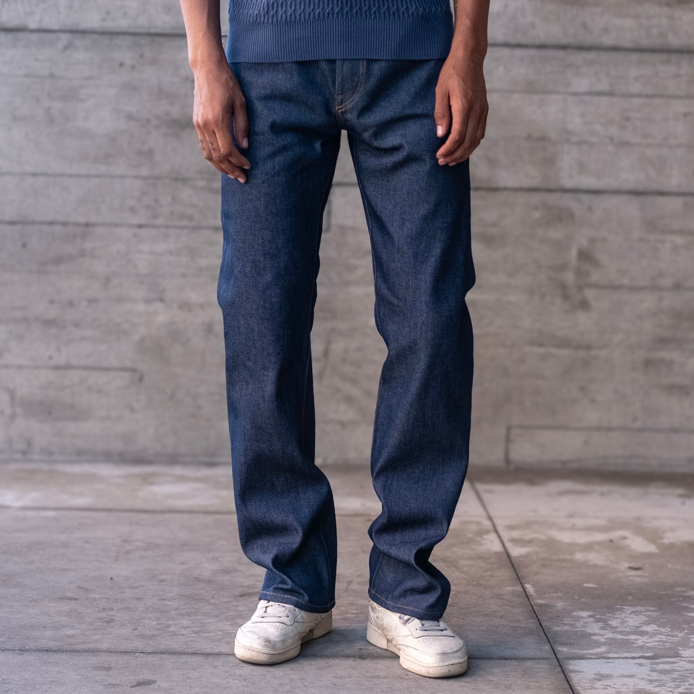 Sunset Western Jean Cone 14oz Vintage Blue Denim