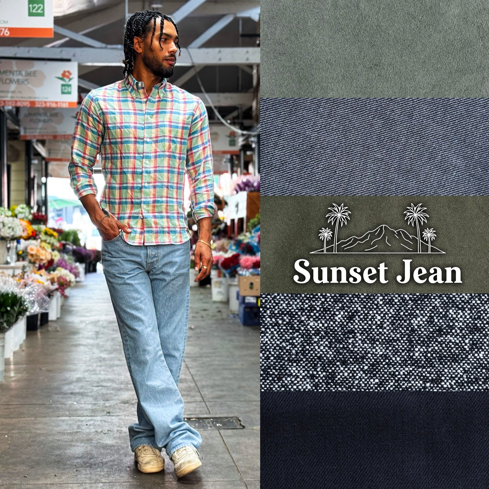 Sunset Western Jean Bleach Wash & Denims Project