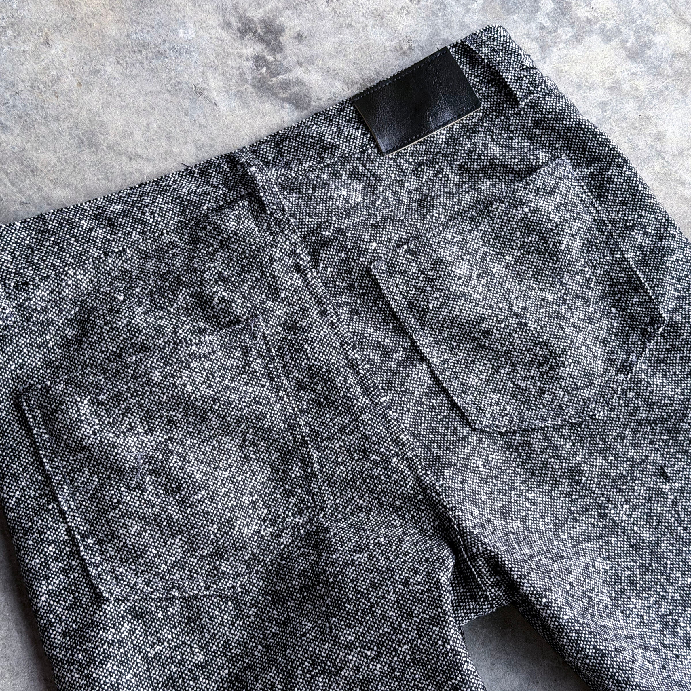 Sunset Western Jean Salt & Pepper Washable Donegal Tweed