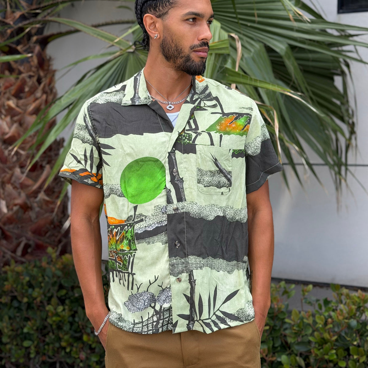 Riviera Tahiti Moonsrise Short Sleeve Shirt (