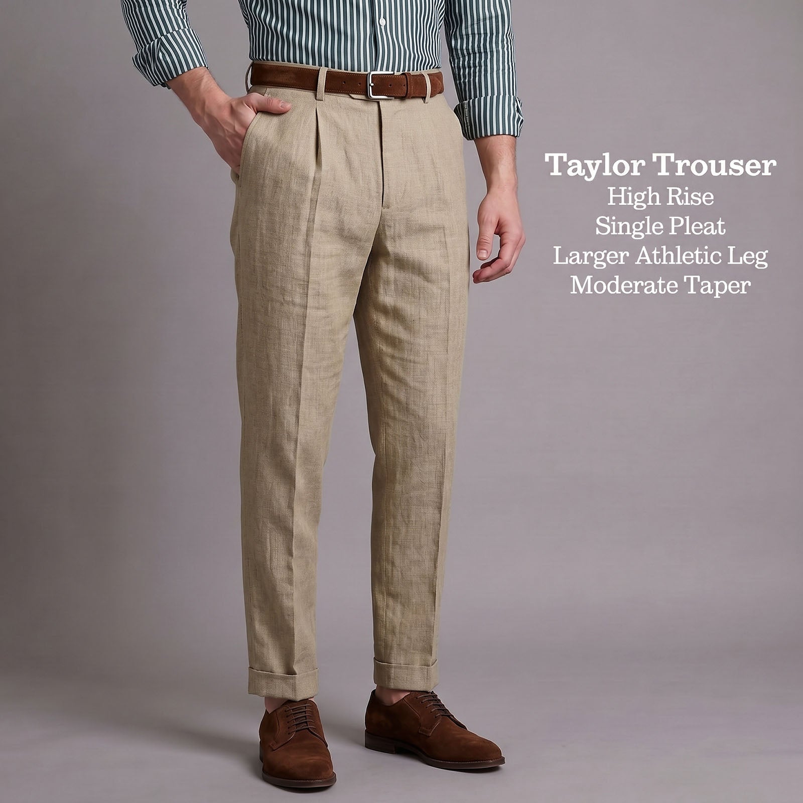 Custom Trousers in  Italian & Irish Linens Project
