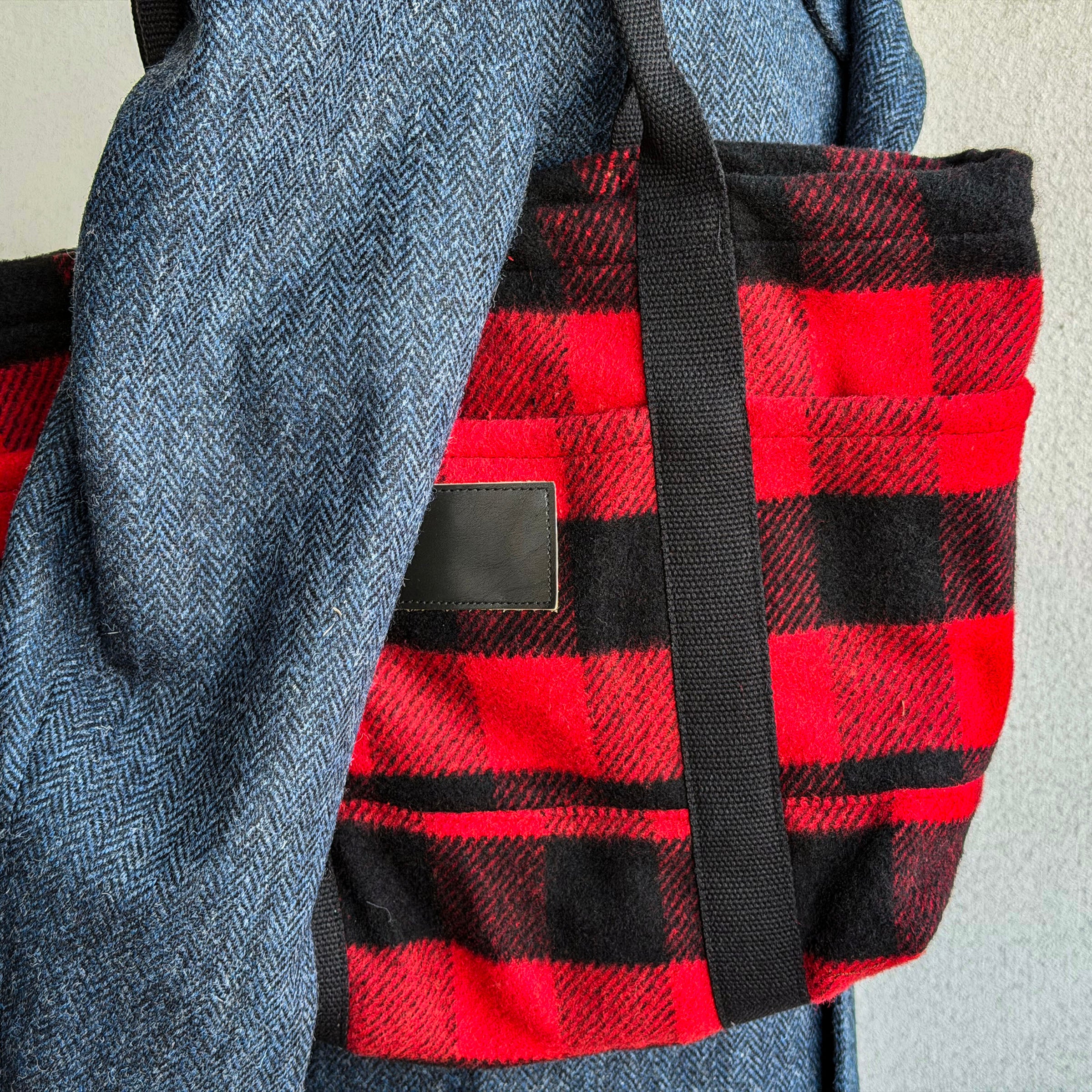 Harbor Tote Bag Rob Roy Tartan Tweed