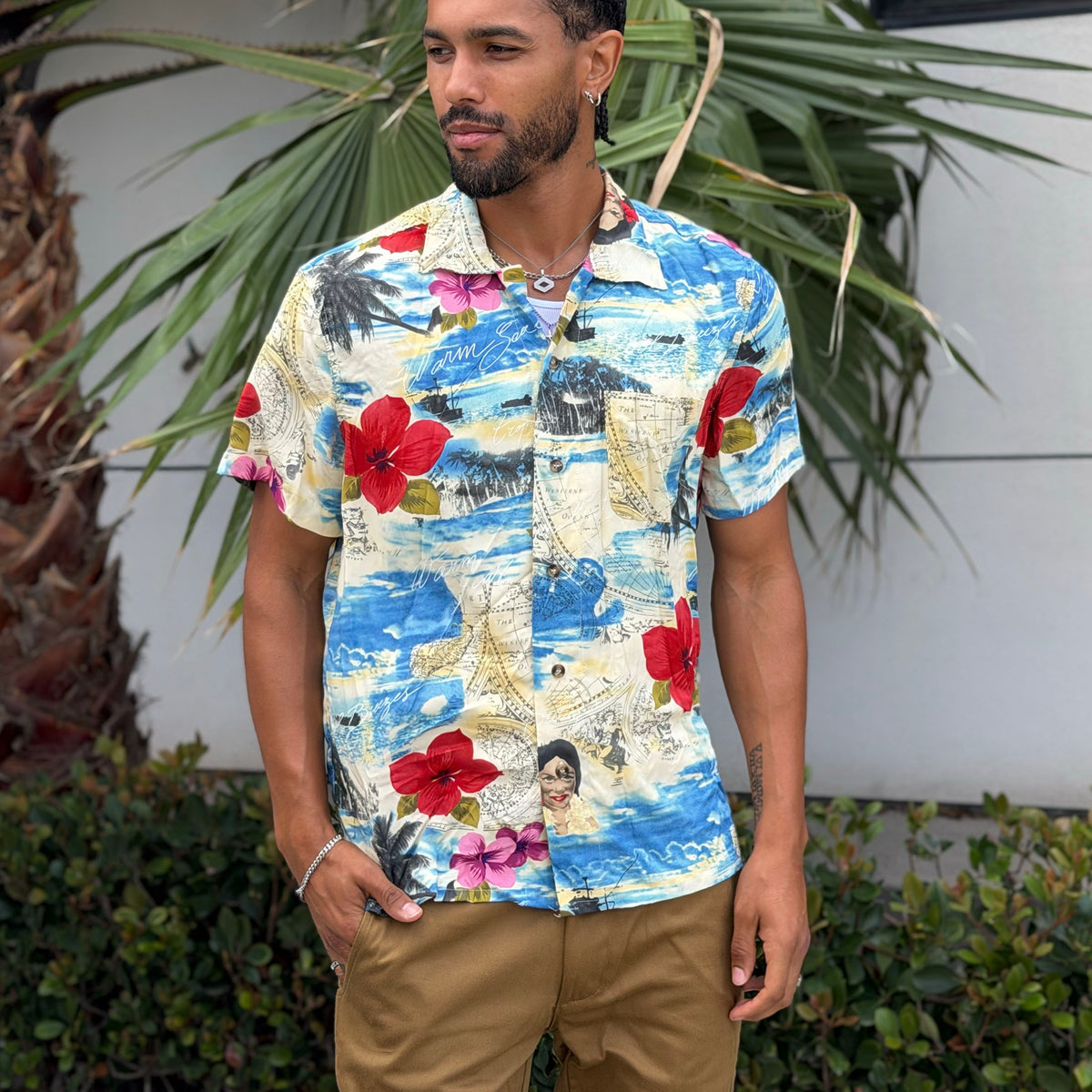 Riviera Tradewinds Floral Short Sleeve Shirt