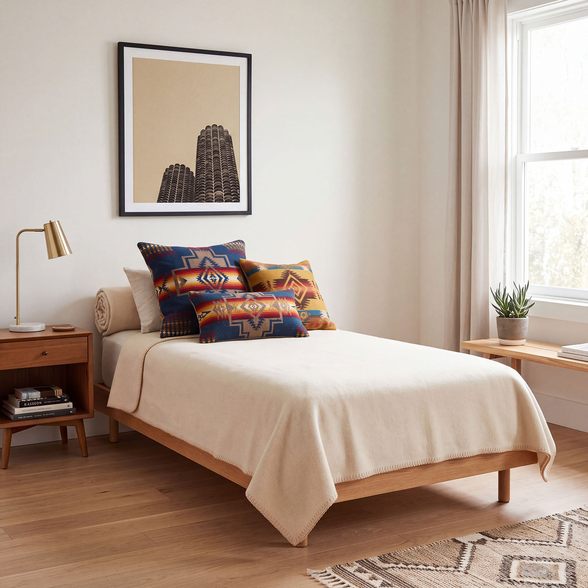 Twin Size Alpaca-Wool Luxury Comforter