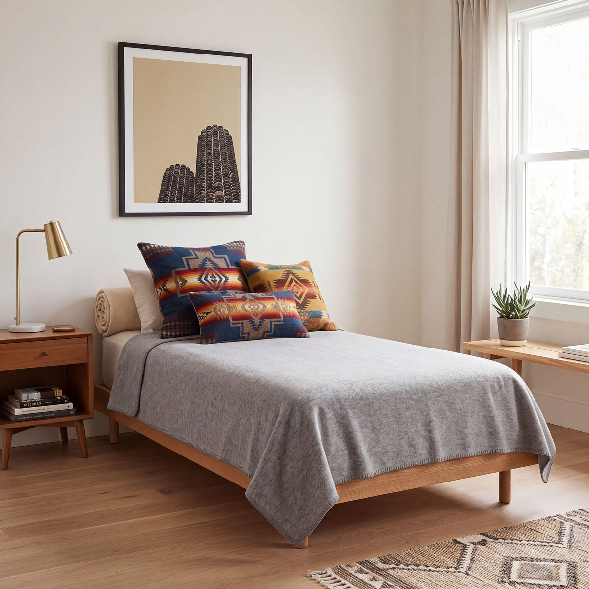 Twin Size Alpaca-Wool Luxury Comforter