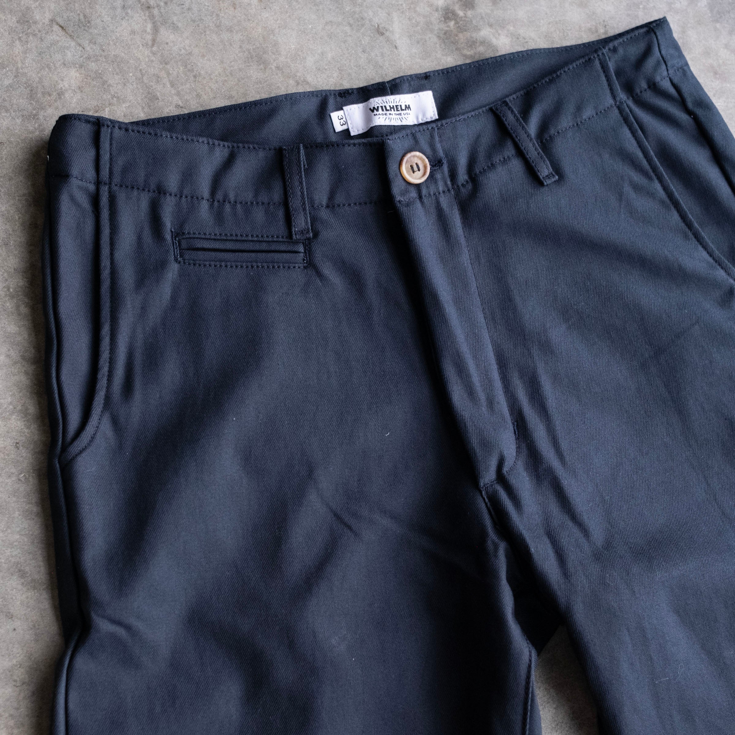 Wilhelm Selvedge Chino 10oz Navy Hokkoh Canvas