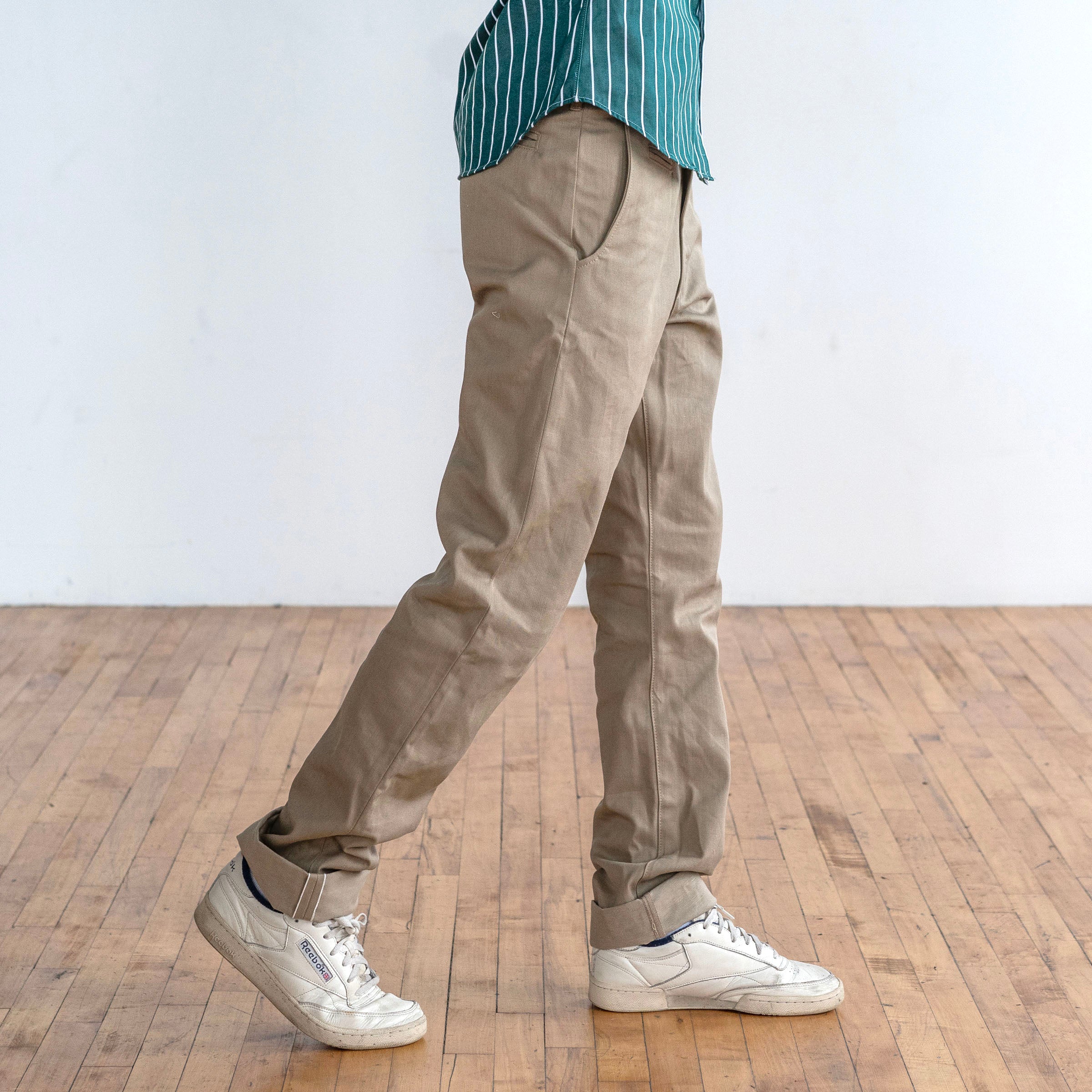 Wilhelm Selvedge Chino 9oz Kaihara Khaki Twill 30, 35, 38