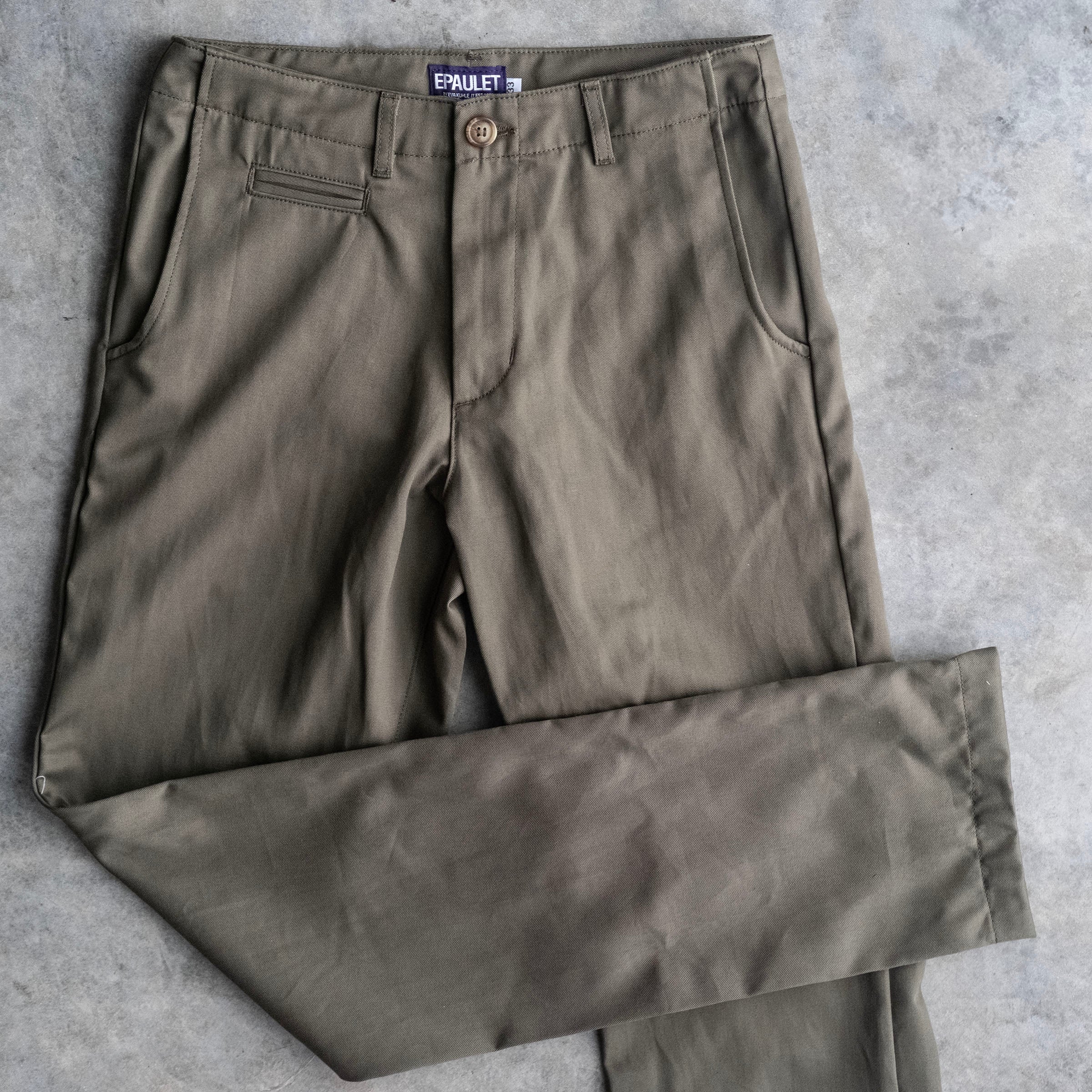 Wilhelm Chino Olive 8oz Mt. Vernon Cotton Twill