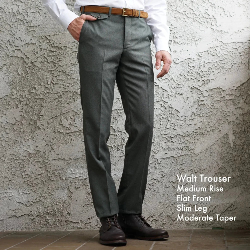Custom Trousers Indigo Stitchwork Sashiko & Natural Denim