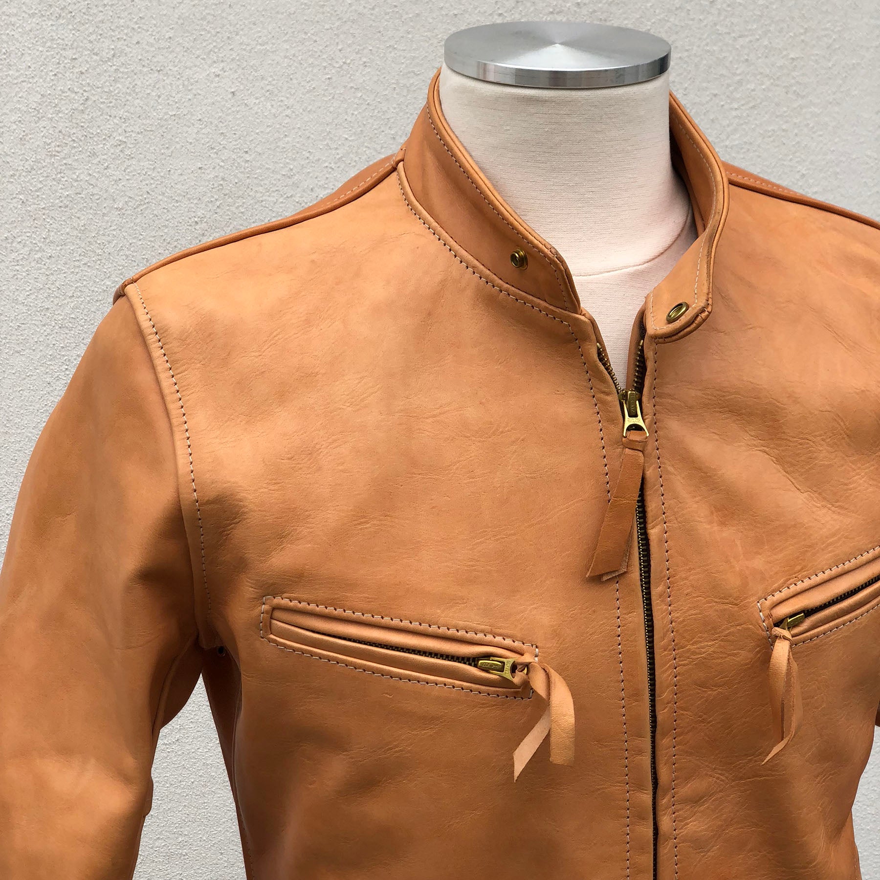 Custom Unfinished Horsehide Leather Jacket Project Deposit