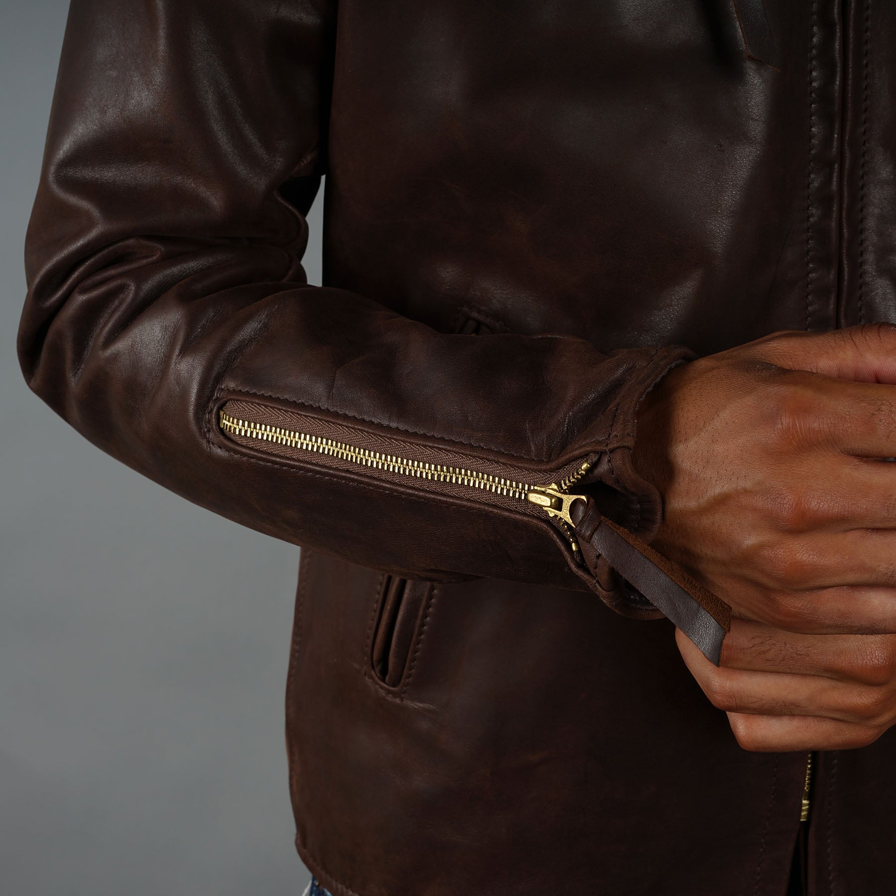 Made to Order Leather Cafe Racer Jacket DEPOSIT