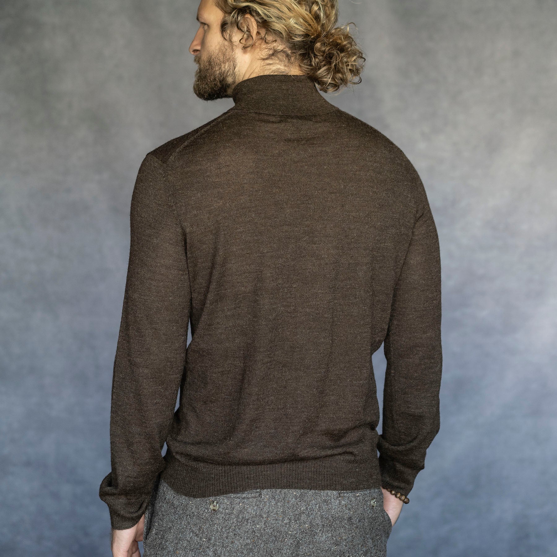 Alpaca Extrafine Knit Turtleneck Sweaters