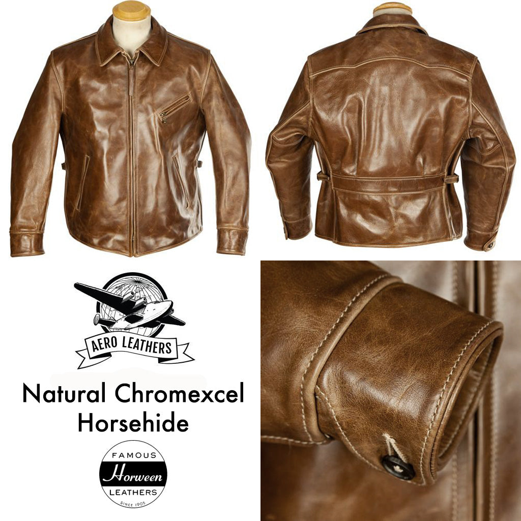 AERO LEATHER HIGHWAYMAN HORSEHIDE 90s前期 - アウター