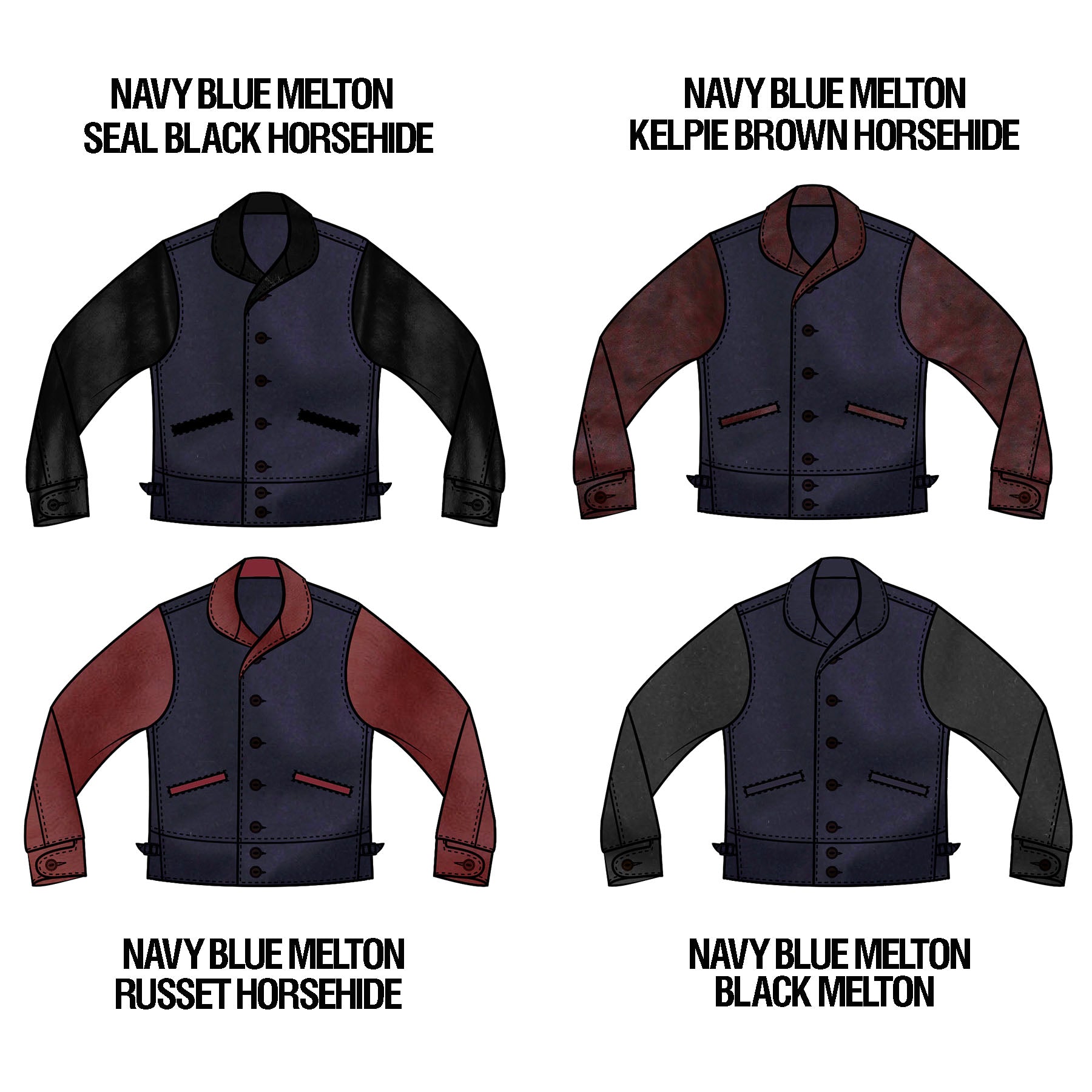 Made to Order Wool & Leather Thorpe Varsity Jacket DEPOSIT