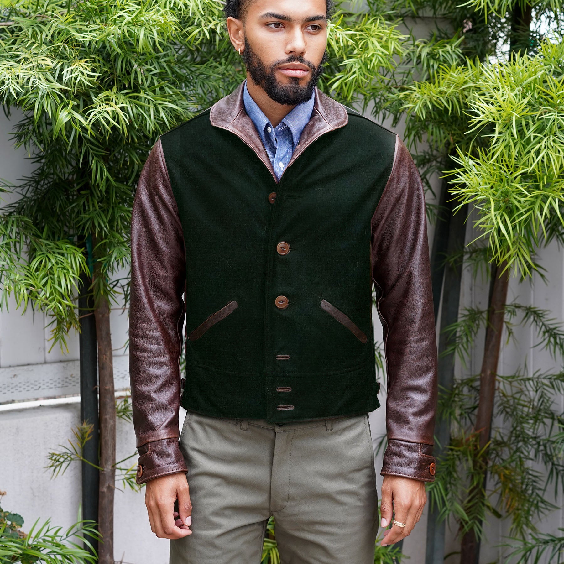 Made to Order Wool & Leather Thorpe Varsity Jacket DEPOSIT