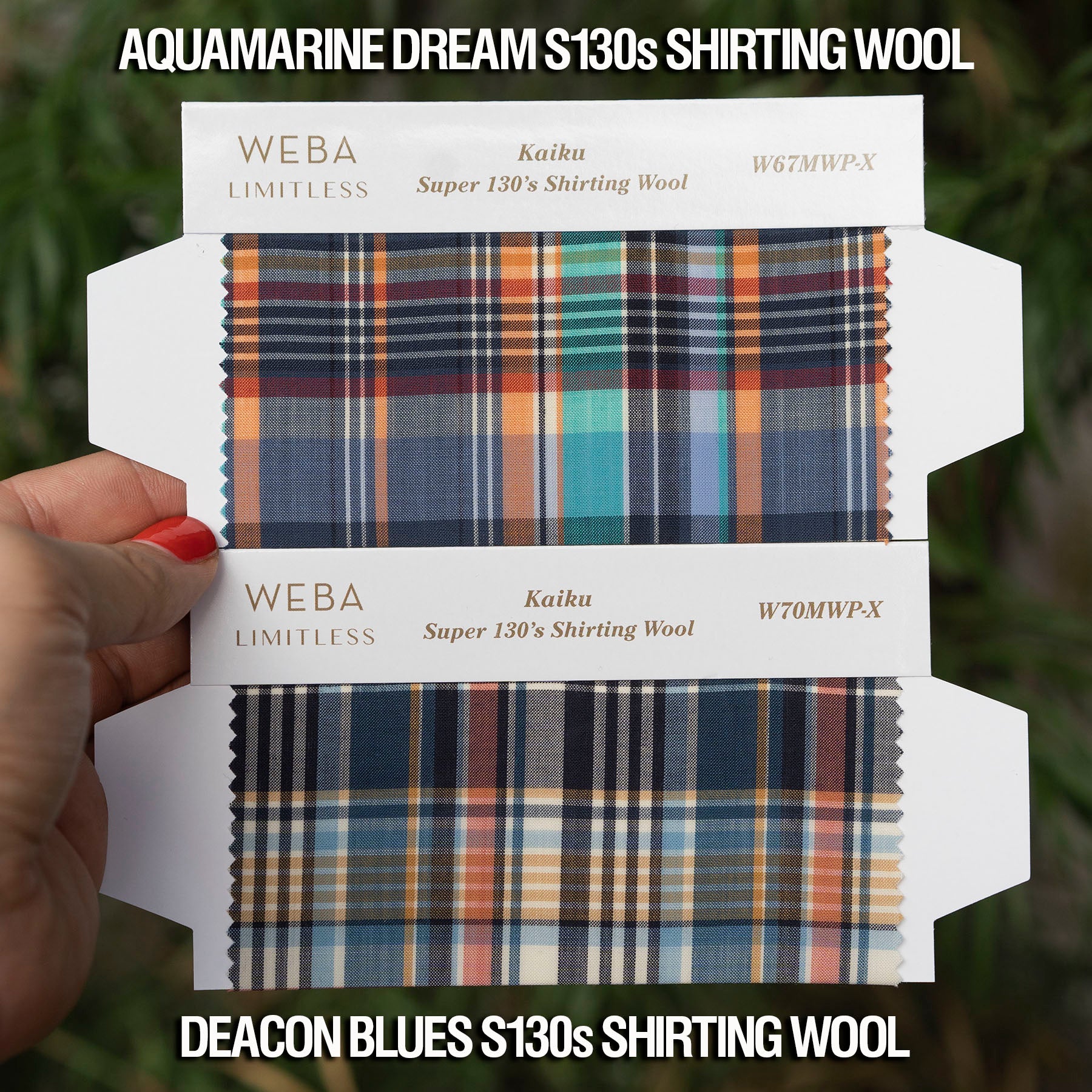 Custom Shirting Washable Wool Blends & Casual Patterns