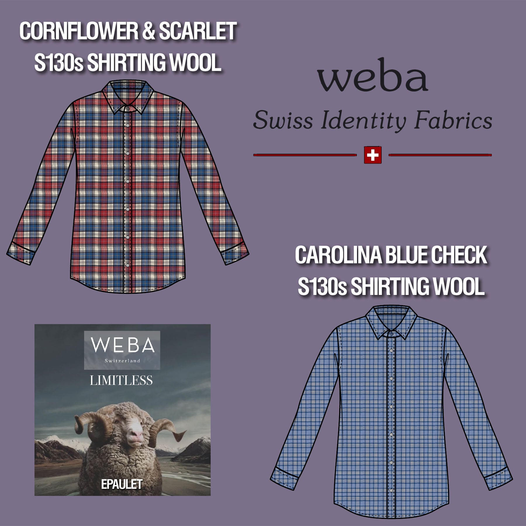 Custom Shirting Washable Wool Blends & Casual Patterns